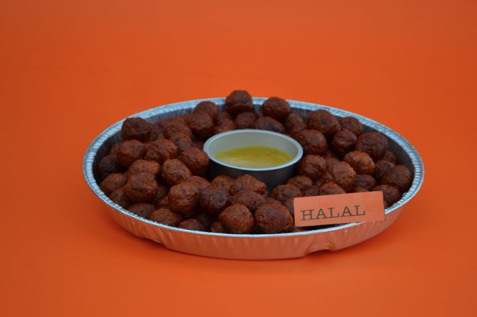 Halal balletjes in ovenschaal