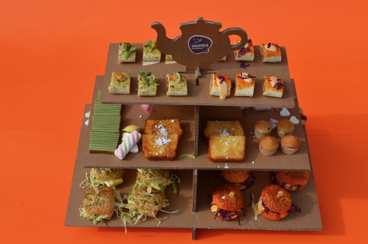 Halal high tea box 4 personen