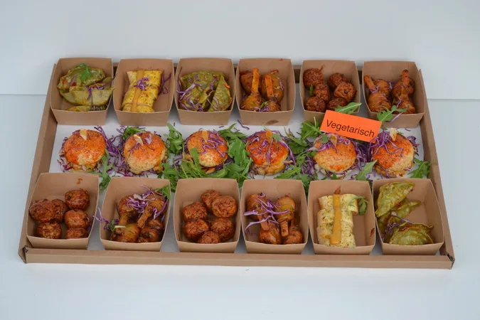 Vegetarische hemelvaart hapjesbox